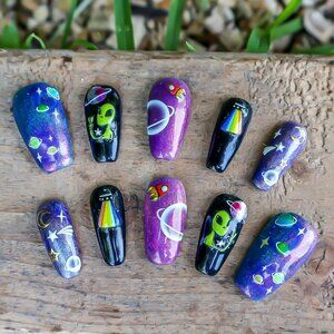 Out of this world medium coffin nails